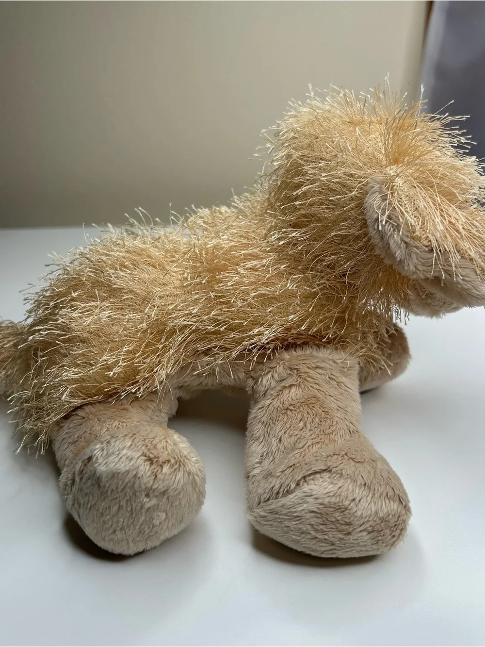 Webkinz Golden Retriever Dog Plush Stuffed Animal Toy Kid's Tan Fluffy Cute